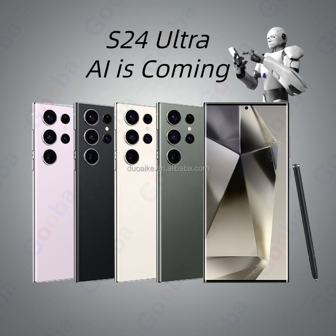 2024 Brand New Cheap S24 ultra Clone Phone android 13 have logo 6.8 inch screen 512GB 8-core dual sim 4G 5G Original smartphone